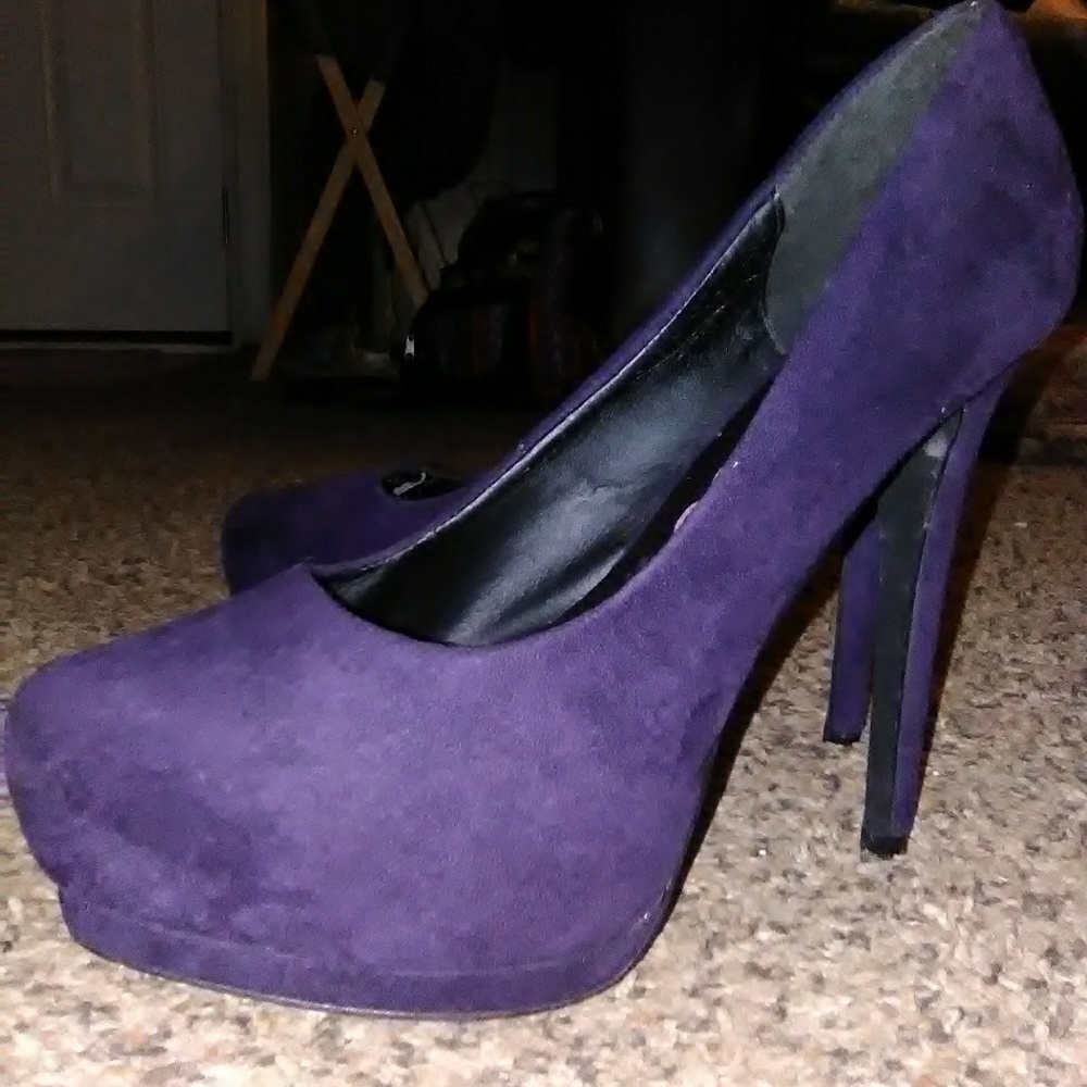 Roxy Purple High Heels